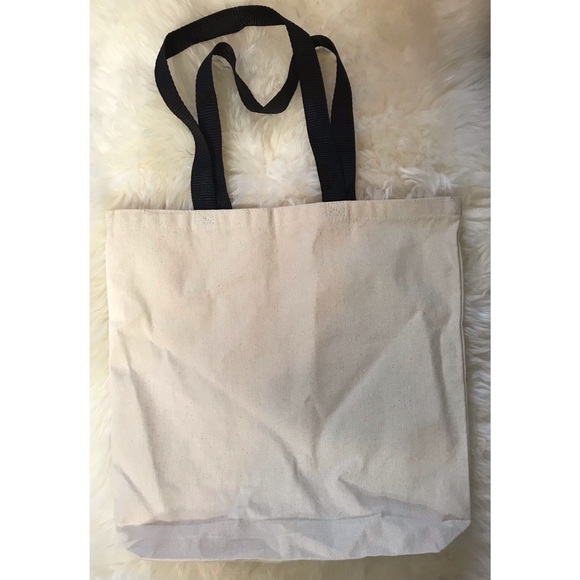 canvas tote “river days” with black handles new - Picture 4 of 4